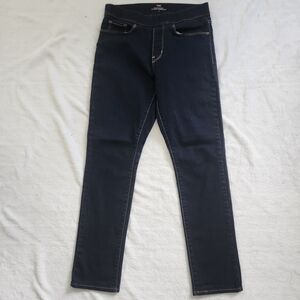 LEVIS Women's Pull-On Skinny Dark Blue Jeans Red‎ Tab 6 Petite Casual